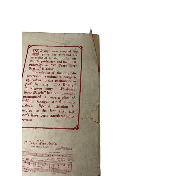 Put Your Arms Around Me Honey Sheet Music Junie McCree Albert VonTilzer - Picture 8 of 9